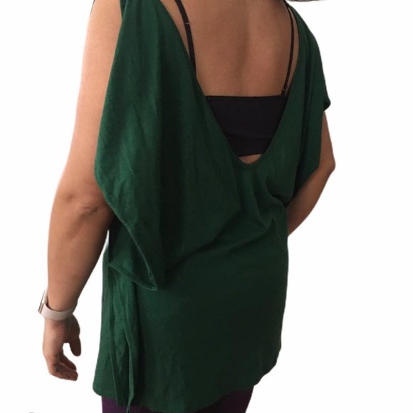 Victoria's Secret Tunic Shirt Top Open Back L NWOT - Picture 2 of 7